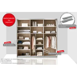 Wiemann Schwebetürenschrank Phoenix 223 x 217 x 67 cm Weiß