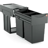 HAILO Tandem 15/15 30 l Schwarz