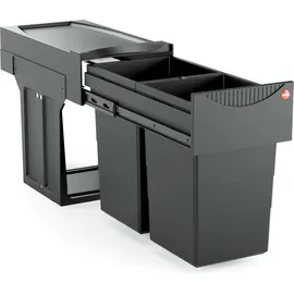 HAILO Tandem 15/15 30 l Schwarz