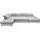 ed exciting design Wohnlandschaft MELFI U-Form, mit Bettfunktion, Bettkasten, Nierenkissen, frei im Raum stellbar, braun