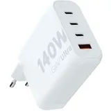 Xtorm GaN2 Ultra Wand-Ladegerät 140W / PD / 3x USB-C / 1x USB-A weiß