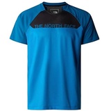 The North Face Trailjammer T-Shirt Skyline Blue/Adriatic Blue/TNF Black L