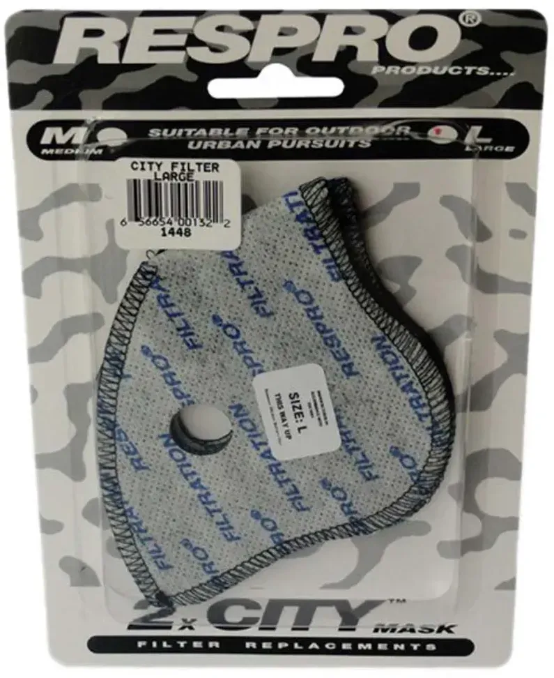 Respro City Schutzmaske 2 Einheiten - Black - M
