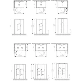 Hoesch Dampfkabine SensePerience Rechteck 1200x1000 Nische rechts 534321.010550,