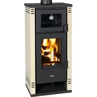 Kaminofen mit Backfach PRITY K2 GT F creme – 8,1kW - Beige