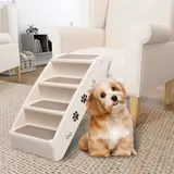 Hundetreppe Klappbar Creme 62x40x49,5 Cm