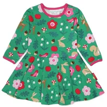 Toby Tiger Shirtkleid Wald Print Grün 116