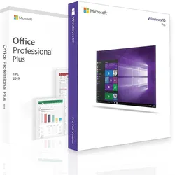 Microsoft Office 2019 Professional + Windows 10 Professional | Combo | Angebot! 2 für 1