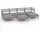 vidaXL Garten-Lounge-Set 7-tlg. grau Kiefer
