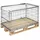 Kongamek Palettencontainer verzinkt 640mm hoch seitlich halb zu öffnen passend zu Europaletten 1200x800mm