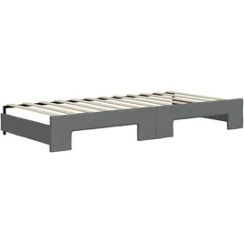 vidaXL Tagesbett 90 x 200 cm Dunkelgrau