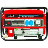 Stromgenerator mit Benzin | Stromerzeuger Notstromaggregat leise | 5 Steckdosen 3x 230V / 1x 400V / 1x 12 V | 7 PS (Premium Kupfergew.((2 Steckdosen (3000W BS3500)))