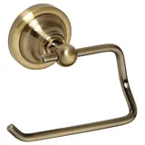 Brillantbad BETRO BRONZE Papierrollenhalter ohne Deckel Messing Bronze 135x100x90 mm für Bad & WC >> zum Bohren