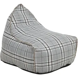 Sitzsack 200 L DROP LINEN 63 cm 75 cm Grau