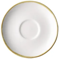 Gastronoble 6 Olympia Kiln Untertassen Kreideweiß | 14cm | Porzellan | Teller
