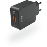 Hama Schnellladegerät Qualcomm Quick Charge 3.0 USB-A 19.5W schwarz