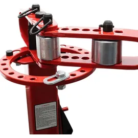 Wiltec Kompaktes Biegegerät mit Fuß 1250 x 255 x 975 mm, Biegemaschine für Flachstahl, Baustahl, Rundstahl & Vierkantstahl mit 7 Matrizen 25,4-76,2 mm