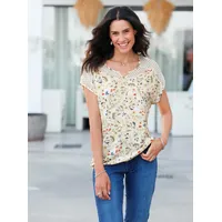 Inspirationen WITT WEIDEN Print-Shirt in schilf-flamingo-bedruckt | Gr.: 46