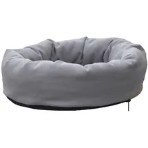 aktiv kat - Liegeebene mit Kuschelrand und Nano-Bezug Ø 45 cm - Hellgrau