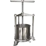 ich-zapfe Obstpresse, Weinpresse, Apfelpresse - mini, 3 l mit Edelstahl Doppelkorb