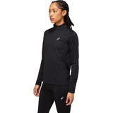 Asics Damen Core LS 1/2 Zip Winter Top schwarz