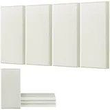 VEVOR 4 Stk. Akustikpaneele Wandpaneele selbstklebend Fiberglas 60x30x5cm Beige