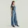 G-Star Cinch Dungaree Wide Jumpsuit - Dunkelblau - Damen - L