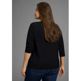 laura scott curve 3/4-Arm-Shirt schwarz 56/58