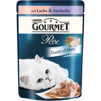 Gourmet Katzen-Nassfutter Perle Duetto di Mare Lachs 85 g