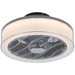 Rabalux 6857 LED-Deckenleuchte mit Ventilator Dalfon 1x30w | 1500lm | 3000-6000k - Grau