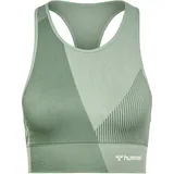 hummel hmlMT Unite Seamless Sport-BH Damen Gruen, XS