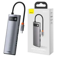 Baseus Metal Gleam, Series, 8-in-1 USB-C Dock CAHUB-CV0G