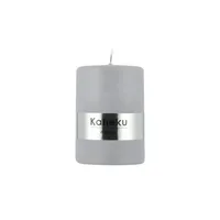 Möbel Kraft Zylinderkerze Powder 10 cm 6,8 cm grau