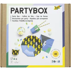 folia Blitze Party-Set mehrfarbig