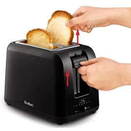 Tefal tt1a18 Toaster 2 Scheibe(n) schwarz, Edelstahl 800 w - Schwarz/Silber