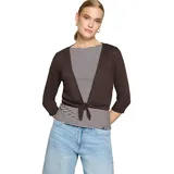 Zero Sweatjacke 36 Chocolate Plum