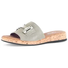Gabor Pantolette silberfarben 39 EU (6 UK)