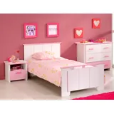 Parisot Jugendzimmer-Set PARISOT "Biotiful", rosa (weiß, rosa), Schlafzimmermöbel-Sets