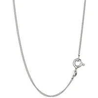 NKlaus Panzerkette 40cm elegante Panzerkette rund 925 Silber 1,0mm br (1 Stück), Made in Germany silberfarben