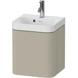 Duravit HP4344O60600000 WTU m. Happy D.2 Plus“ 40 × 48 × 36 cm in Taupe Seidenmatt