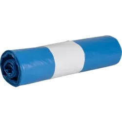 Abena Abfallsäcke Sækko Boy, LDPE recycelt, 120 Liter, Müllbeutel zur Aufteilung im Sækko Boy, 1 Rolle = 10 Stück, Farbe: blau
