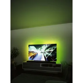 Paulmann LED-Streifen EntertainLED USB LED Stripe 3,1 m RGB dimmbar, für 75 Zoll Fernseher