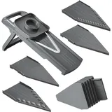 Metaltex Slice-V Universalreibe 6-tlg. Grau