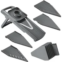 Metaltex Slice-V Universalreibe 6-tlg. Grau