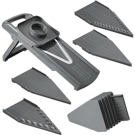 Metaltex Slice-V Universalreibe 6-tlg. Grau