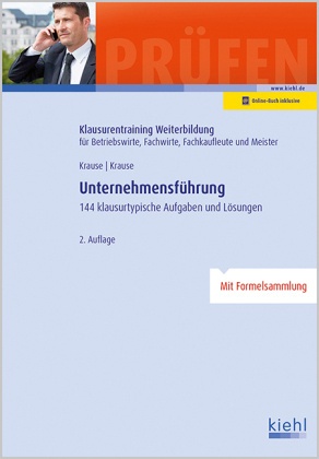 Unternehmensführung - Günter Krause  Bärbel Krause  Kartoniert (TB)