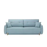 Sofa.de Schlafsofa ¦ türkis/petrol ¦ Maße (cm): B: 220