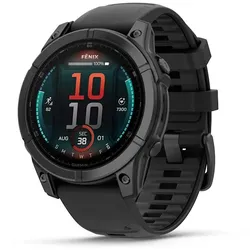 Fenix E Digital 47 mm Smartwatch Rund  (Schwarz) (Versandkostenfrei)