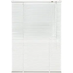 Jalousie LIEDECO "Aluminium-Jalousie" Gr. 22, weiß, B:150cm H:160cm, Jalousien, Aluminium
