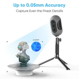 Creality CR-Scan Ferret 3D-Scanner, 0,1 mm Genauigkeit, und mm Aufloesung. 10?FPS Scannen, schwarzer Objekte mit Anti-Shake-Lin...